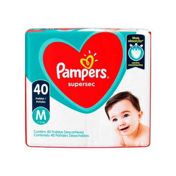Fralda Pampers Supersec Nova