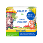 Toalha Umedecida Granado Bebê Tradicional Kit C/4 Pacotes - Imagem 2