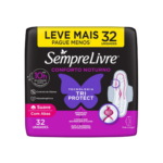 Absorvente Sempre Livre Conforto Noturno Pacote C/32 Und