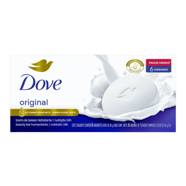 Sabonete em Barra Dove Original Pack C/6 Und