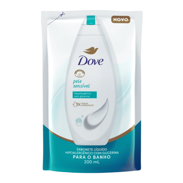 Sabonete Líquido Dove Pele Sensível 200ml