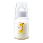 Mamadeira Philips Avent Anti-Cólica Girafa 1+ Meses 260ml