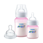 Kit Mamadeiras Philips Avent Anti-Cólic Rosa