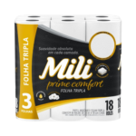Papel Higiênico Mili Prime Comfort Folha Tripla  C/16 Rolos