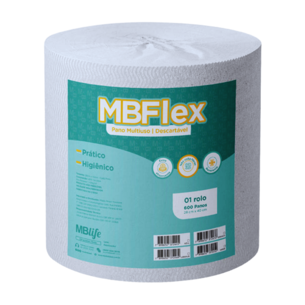 Pano Multiuso MBFlex Medix Rolo C/600 Und