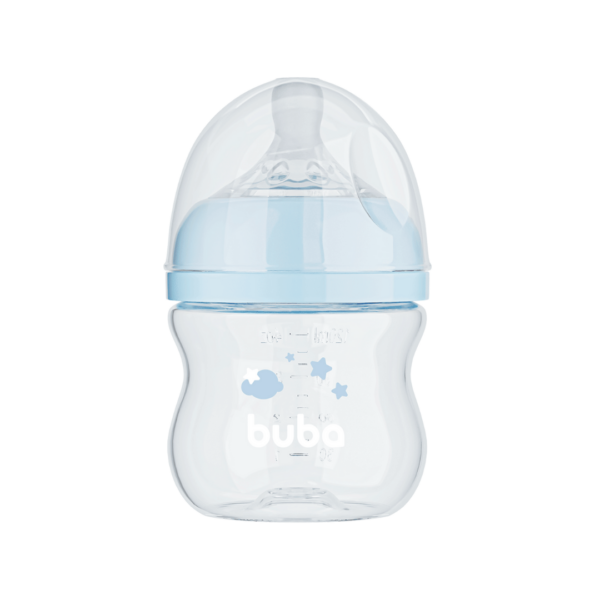 Mamadeira Buba Easy Flow Azul +0m 120ml