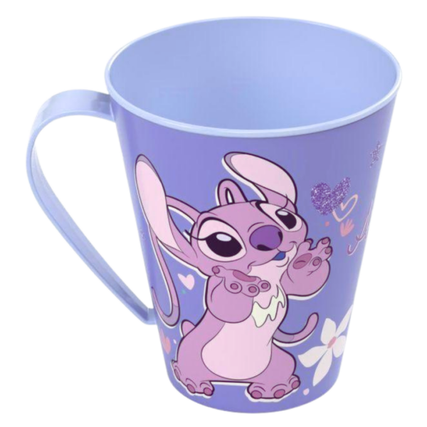 Copo Plástico Plasútil Stitch 360ml