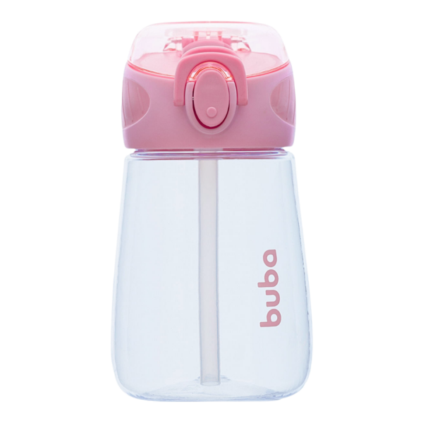 Garrafinha Tritan Buba Rosa +12m 300ml