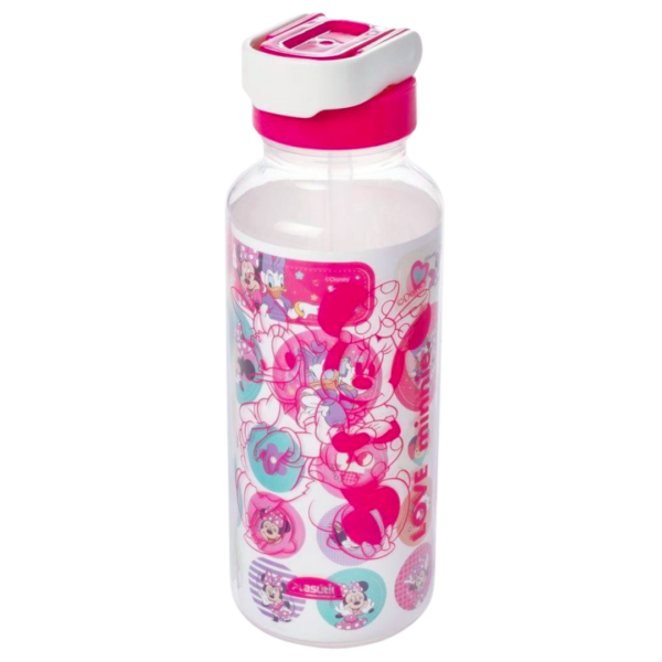 Garrafinha Plasútil Minnie C/canudo 600ml
