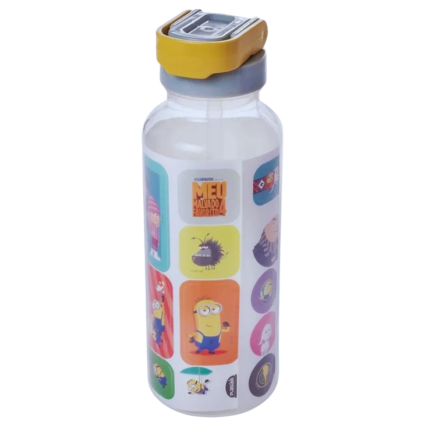 Garrafinha Plasútil Meu Malvado Favorito C/canudo 600ml