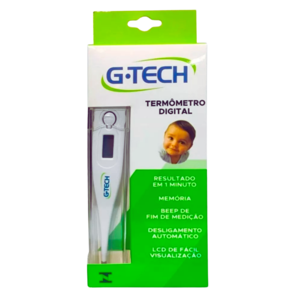 Termômetro Digital Clínico G-Tech Branco TH1027