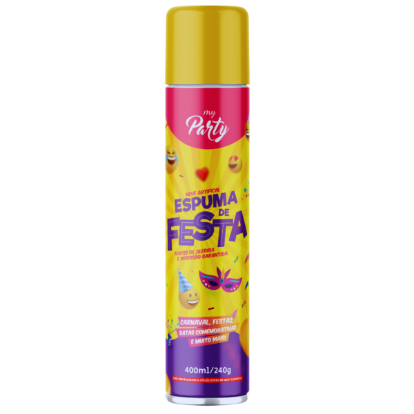 Neve Artificial Espuma de Festa 400ml Aeroflex