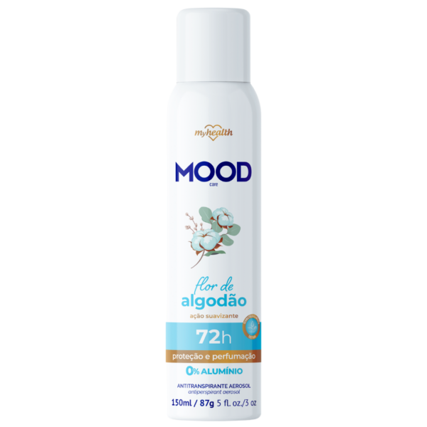 Desodorante Aerosol Mood Flor de Algodão 150ml Aeroflex