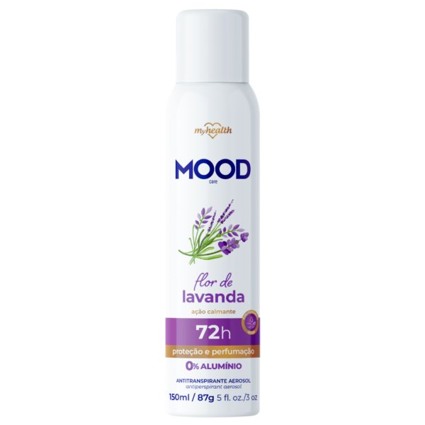 Desodorante Aerosol Mood Flor de Lavanda 150ml Aeroflex