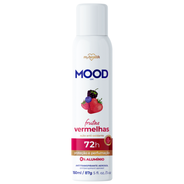 Desodorante Aerosol Mood Frutas Vermelhas 150ml Aeroflex