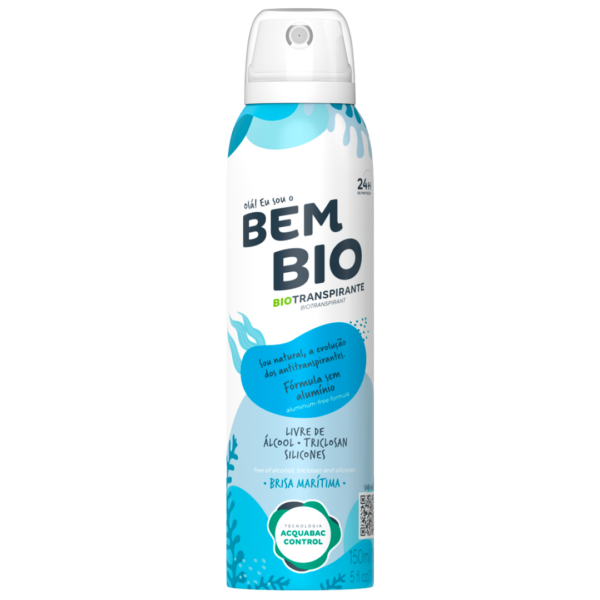 Desodorante Aerosol Bem Bio Sea Breeze 150ml Aeroflex