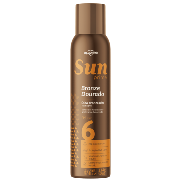 Óleo Bronzeador Sun Prime FPS6 150ml Aeroflex