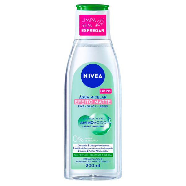 Água Micelar Nivea Efeito Matte 200ml