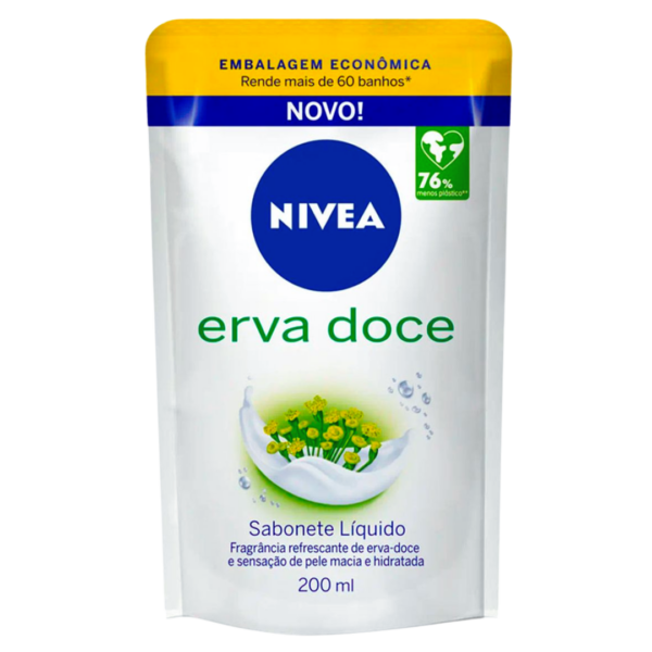 Sabonete Líquido Refil Nivea Erva Doce 250ml
