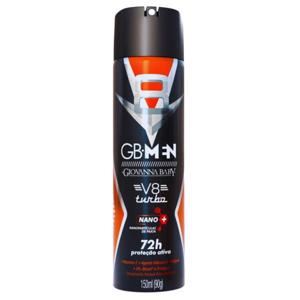 Desodorante Aerosol Giovanna Baby V8 Turbo 150ml