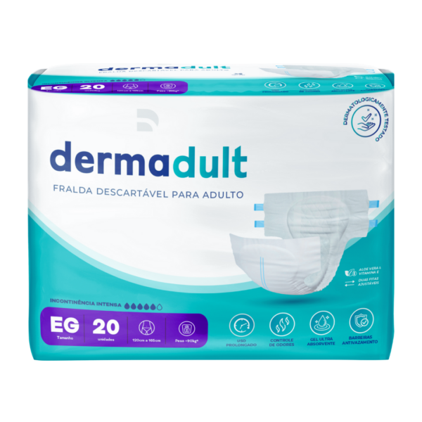 Fralda Adulto Dermadult Incontinência Intensa