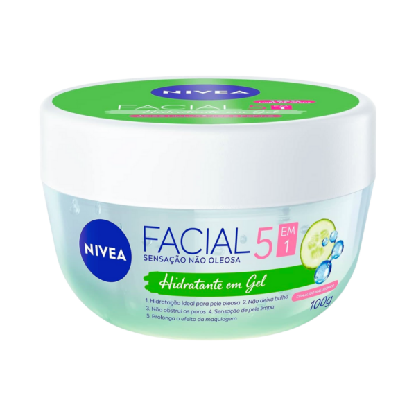 Hidratante Facial em Gel 5 em 1 Nivea 100gr