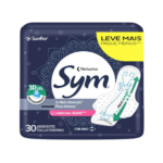 Absorvente Sym Noturno Suave C/Abas Pacote C/30 Und