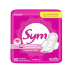 Absorvente Sym Suave C/Abas Pacote C/30 Und