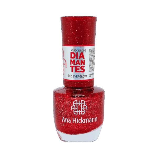 Esmalte Ana Hickmann Diamantes Red Everglow 9ml