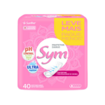 Absorvente Protetor Diário Sym Com Perfume Pacote C/40 Und