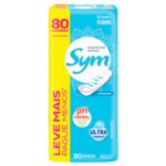 Absorvente Protetor Diário Sym Sem Perfume Pacote C/80 Und