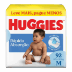 Fralda Huggies Rápida Absorção Hiper