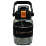 Garrafa de Policarbonato Preta 1000ml Paramount