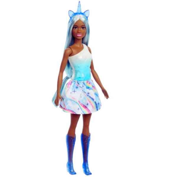 Boneca Barbie Unicórnio Azul - Mattel