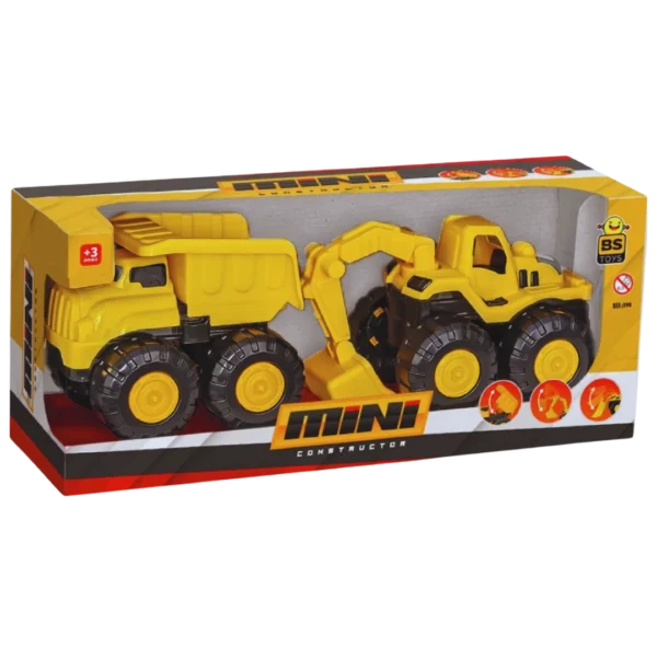 Carrinho Mini Construtor Basculante - BS Toys