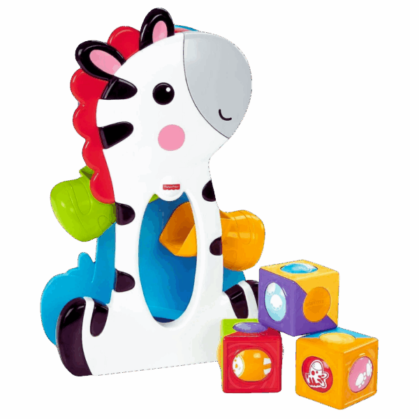 Bloco Surpresa Zebra Fisher-Price