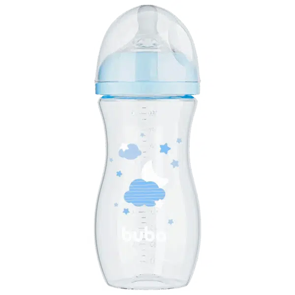 Mamadeira Buba Easy Flow Azul +4m 330ml