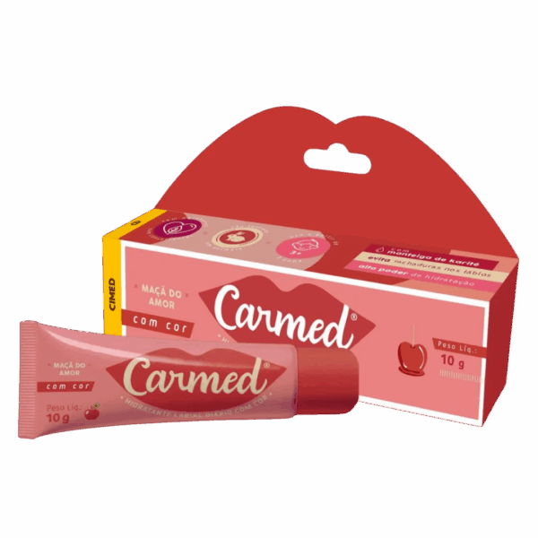 Carmed Maçã do Amor Com Cor 10gr