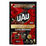 Lava Roupas Líquido Uau Rosas e Sedução Refil 800ml