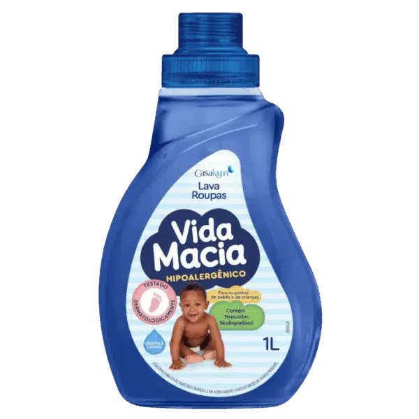 Lava Roupas Vida Macia Glicerina/Lavanda 1L