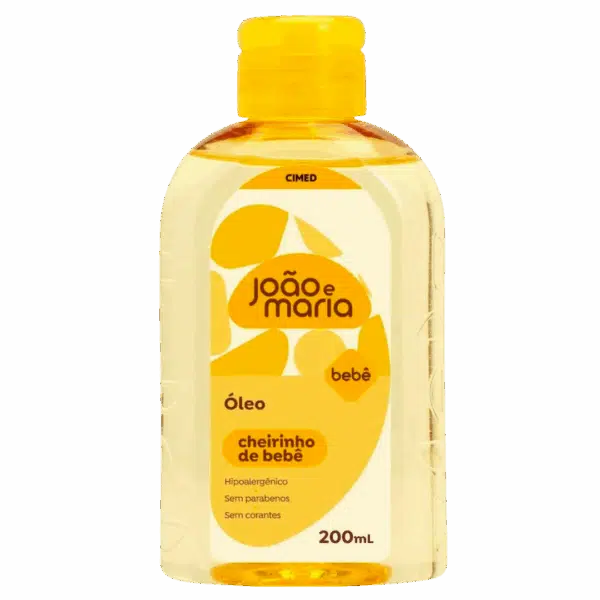 Óleo de Massagem Cheirinho de Bebê João e Maria 200gr