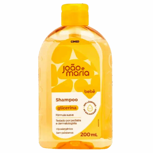 Shampoo Glicerina Bebê João e Maria 200ml