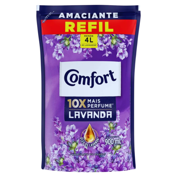 Amaciante Comfort Refil Óleo de Lavanda  900ml