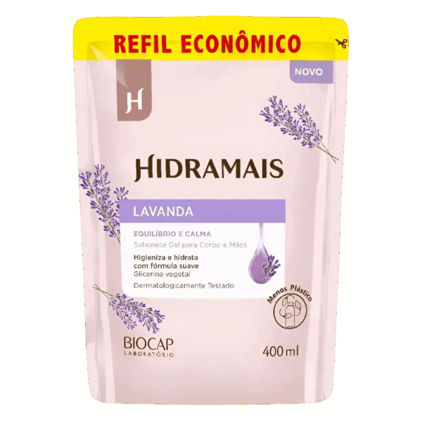Sabonete Liquido Hidramais Refil Lavanda 400ml