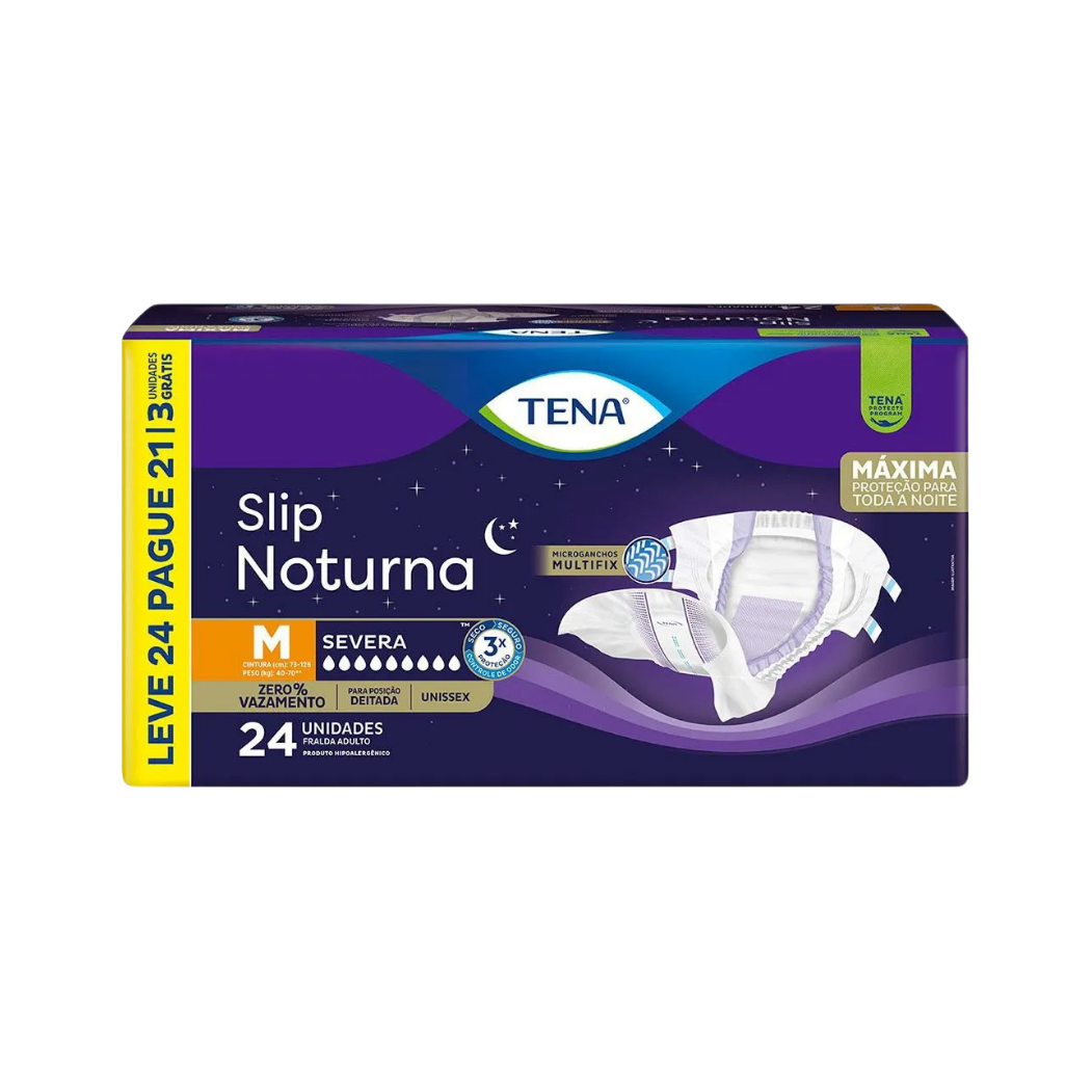 Slip Noturna lev pag M24. Fralda Tena Slip Noturna LV24 PG 21 - Imagem 1
