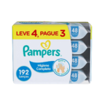 Toalha Umedecida Pampers Higiene Completa C/4 pacotes